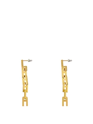 Ambush A-Chain Logo Earrings