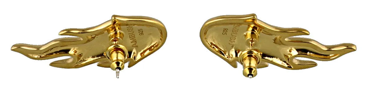 Ambush Flaming Studded Earrings