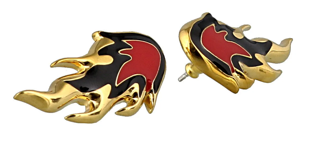 Ambush Flaming Studded Earrings