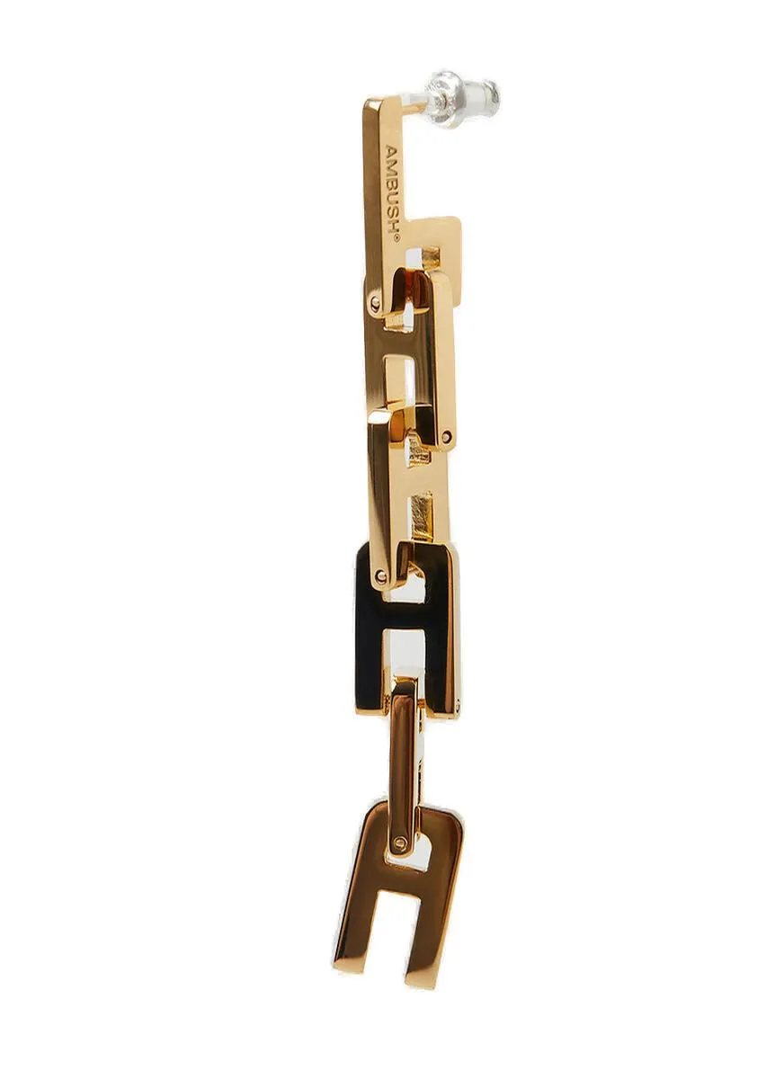 Ambush Logo Detailed A Chain Link Earrings