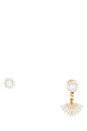 APM Monaco Rhinestone Embellished Earrings
