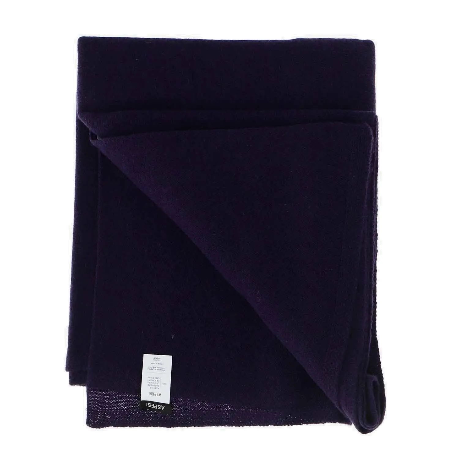 Aspesi Finished Edge Fine Knit Scarf