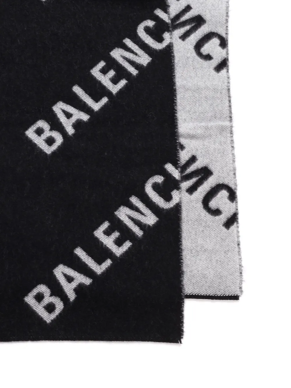 Balenciaga All-Over Logo Scarf