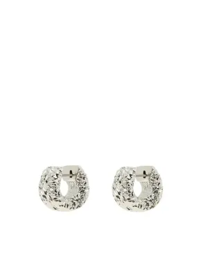 Balenciaga Alu Hoop Earrings