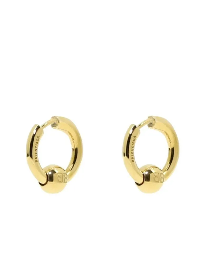 Balenciaga Force XS Hoop Earrings