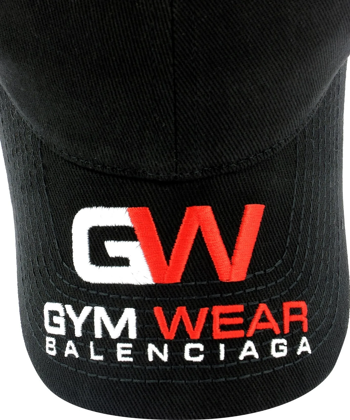 Balenciaga Gym Wear Logo Baseball Cap