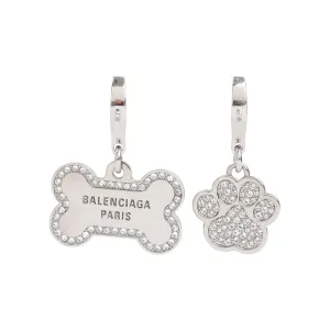 Balenciaga Logo Detailed Earrings