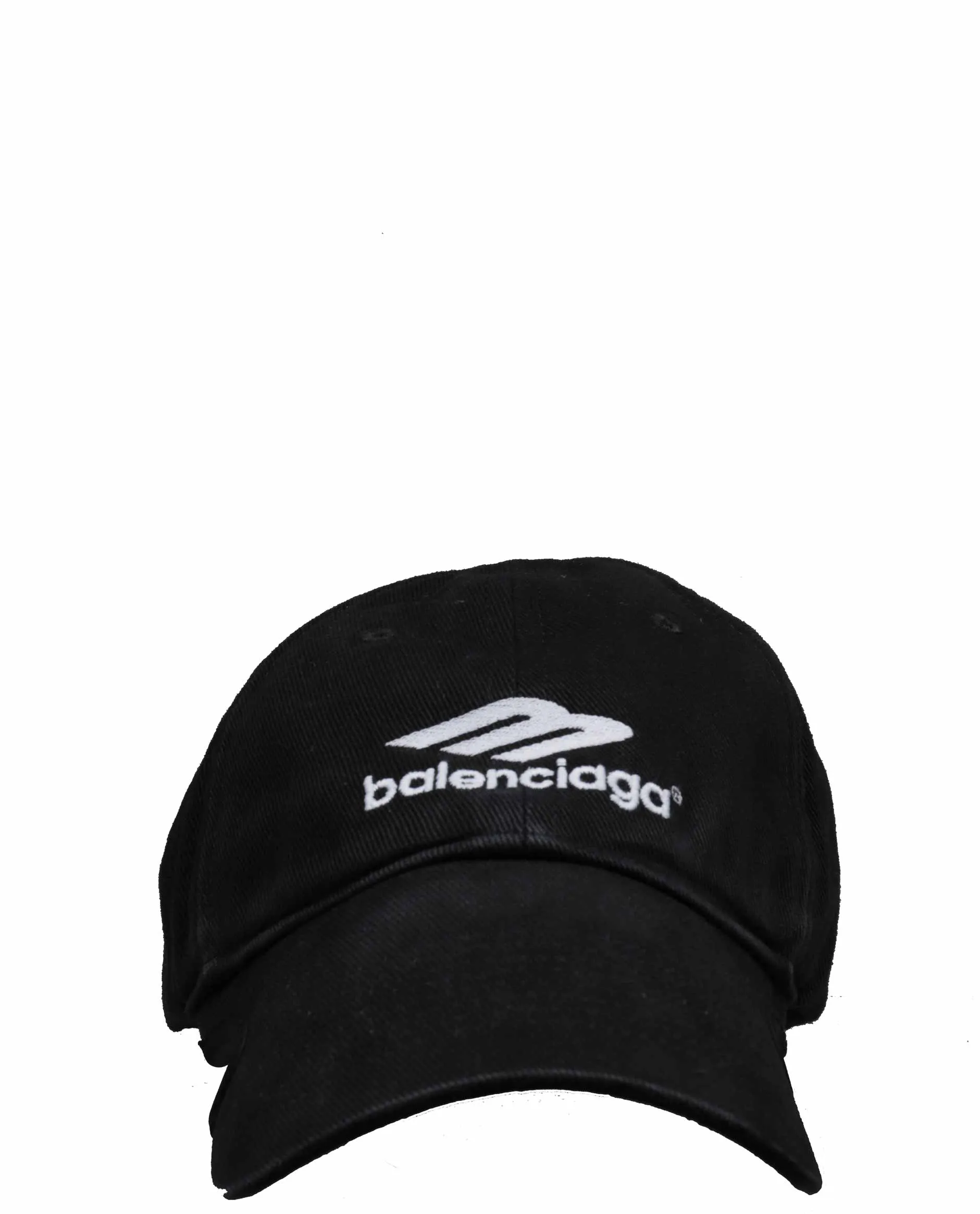 Balenciaga Logo Embroidered Cut-Out Baseball Cap