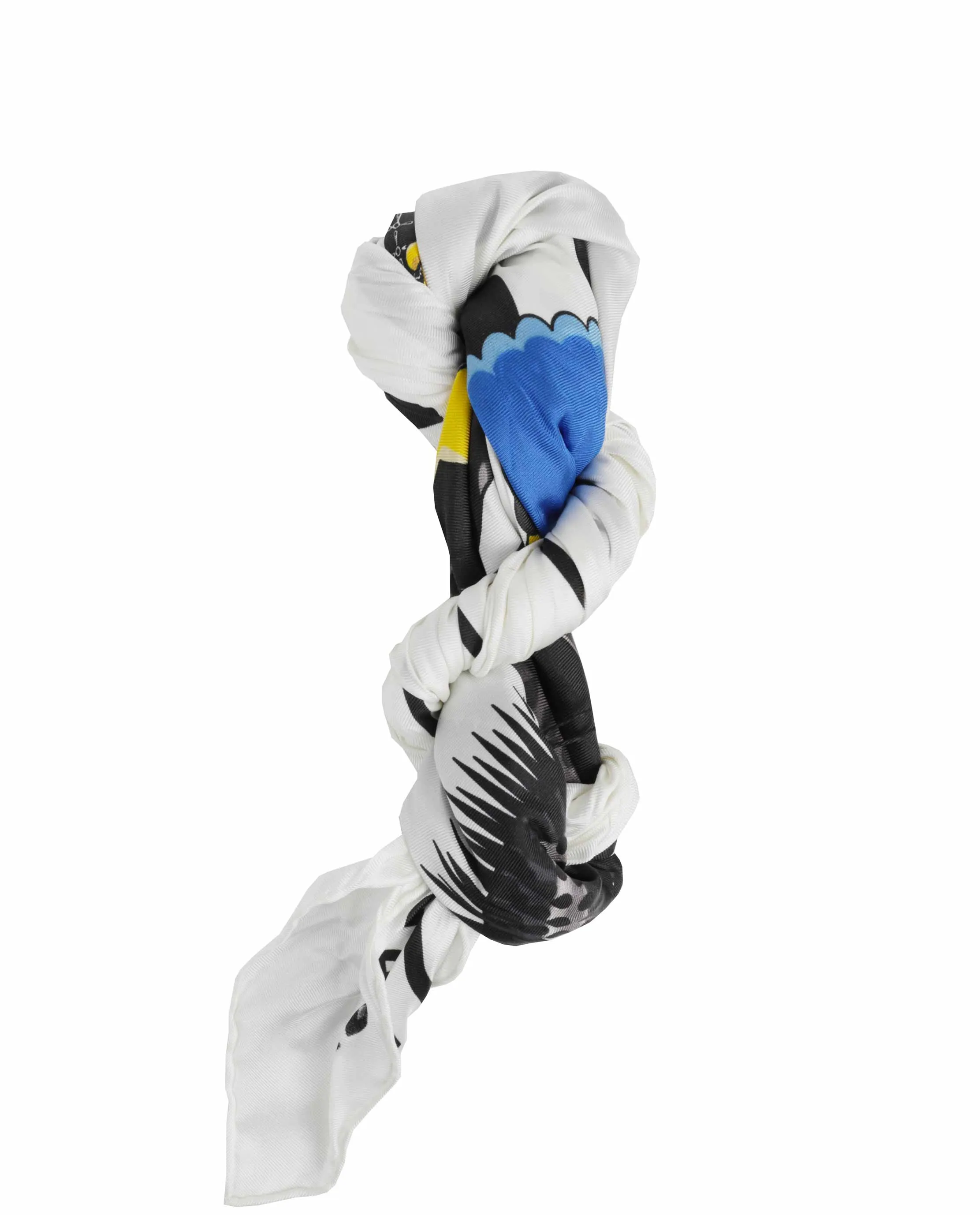 Balenciaga The Simpsons Printed Square Scarf