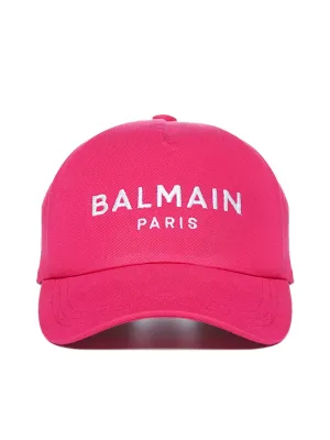 Balmain Logo Embroidered Baseball Cap