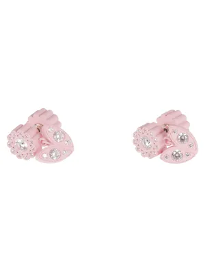 Bottega Veneta Crystal Embellished Earrings