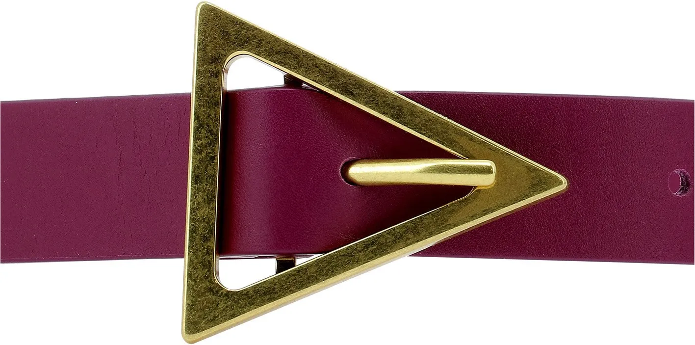 Bottega Veneta Signature Triangular Buckle Belt