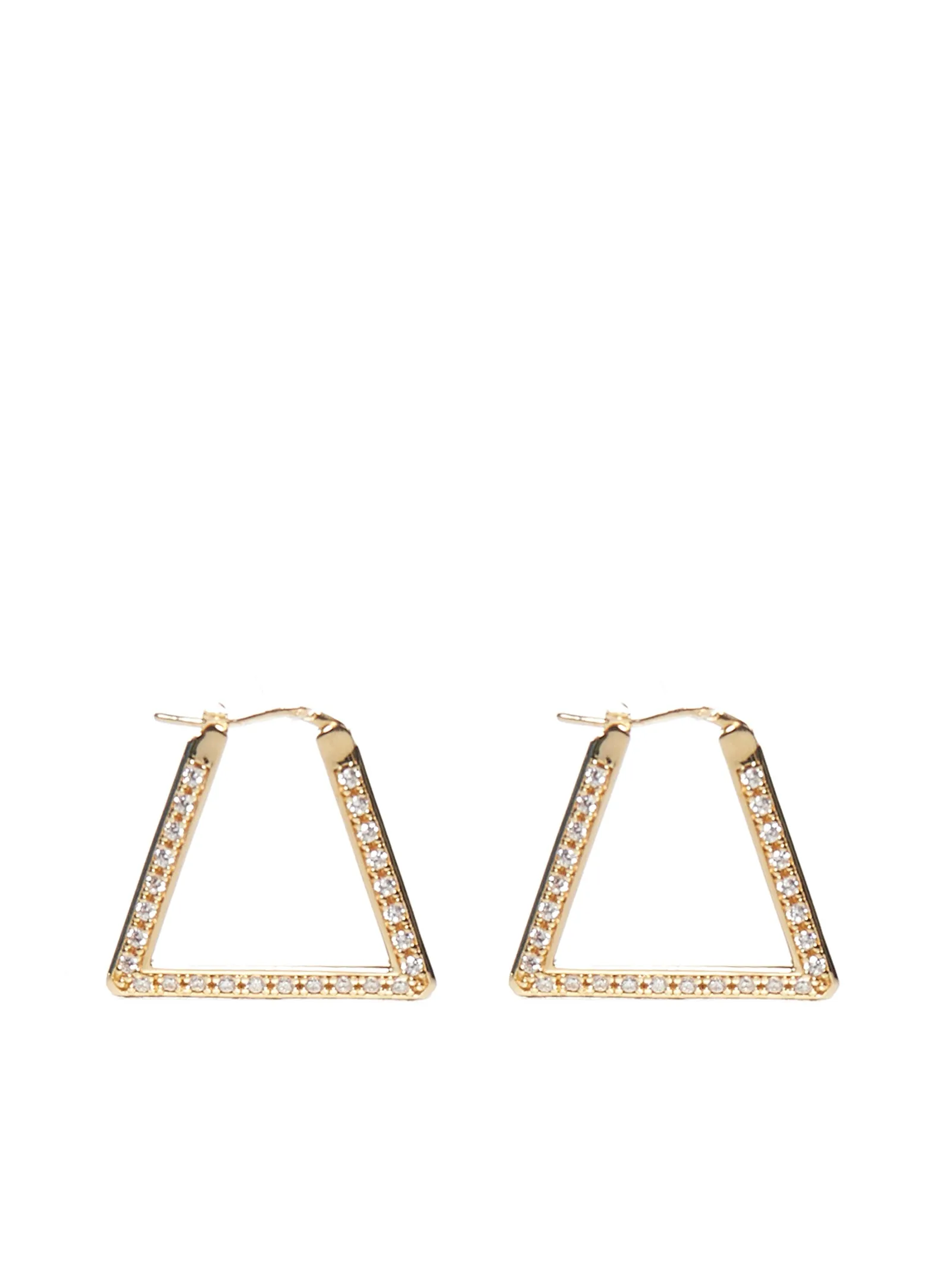 Bottega Veneta Triangle Embellished Earrings