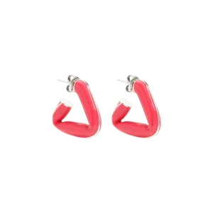 Bottega Veneta Triangle Hoop Earrings