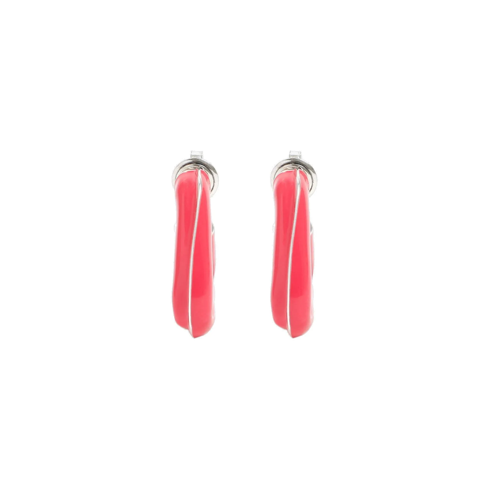 Bottega Veneta Triangle Hoop Earrings