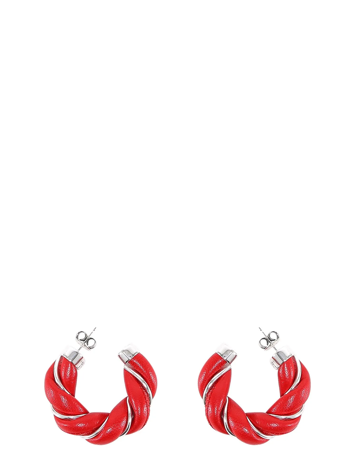 Bottega Veneta Twist Hoop Earrings