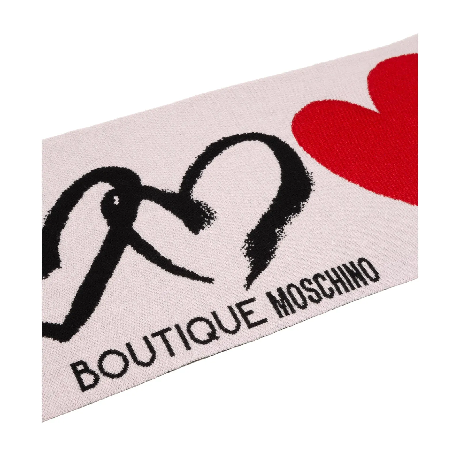 Boutique Moschino Logo Detailed Scarf