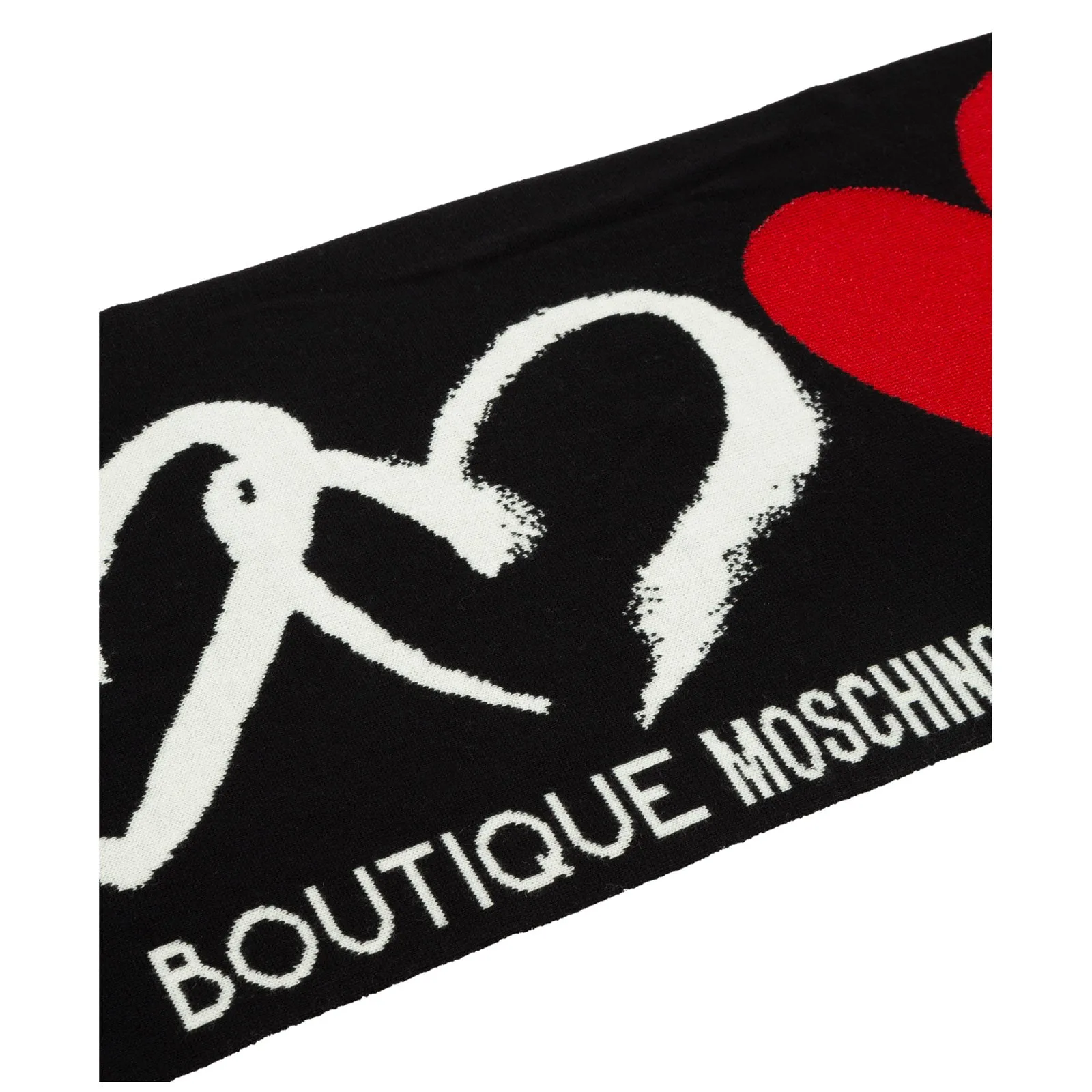 Boutique Moschino Logo Detailed Scarf