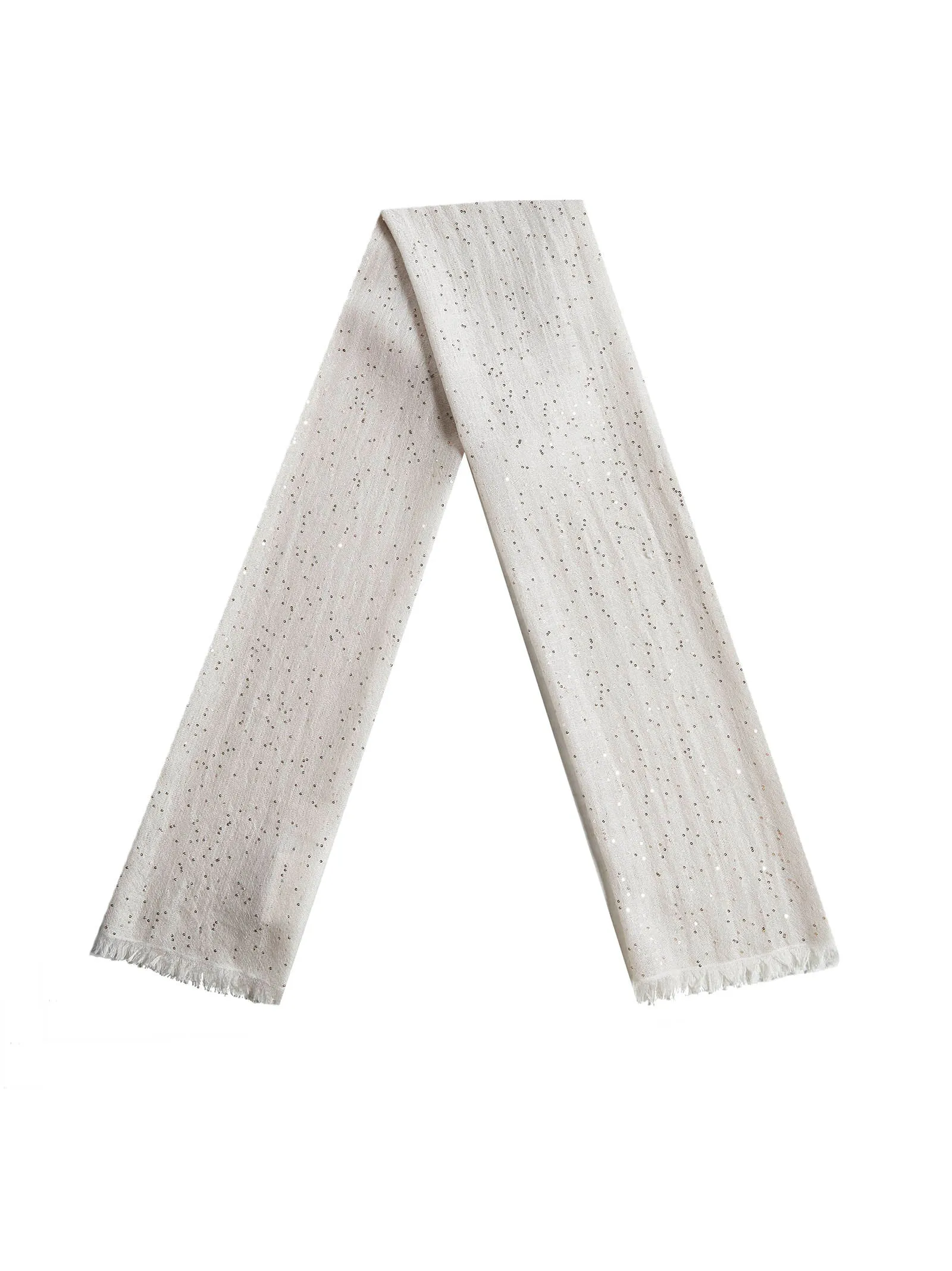 Brunello Cucinelli Frayed Hem Scarf