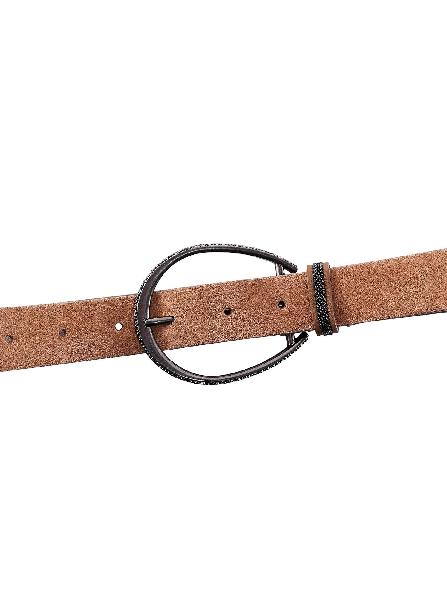 Brunello Cucinelli Pointed Tip Buckle Belt