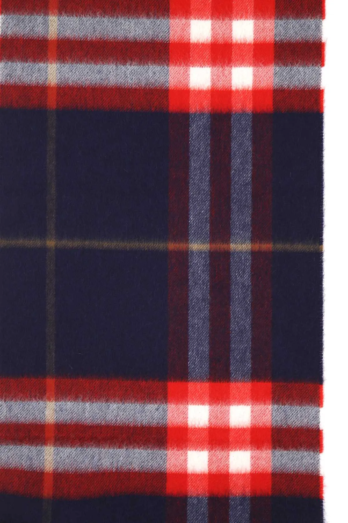 Burberry Classic Check Pattern Fringed Edge Scarf