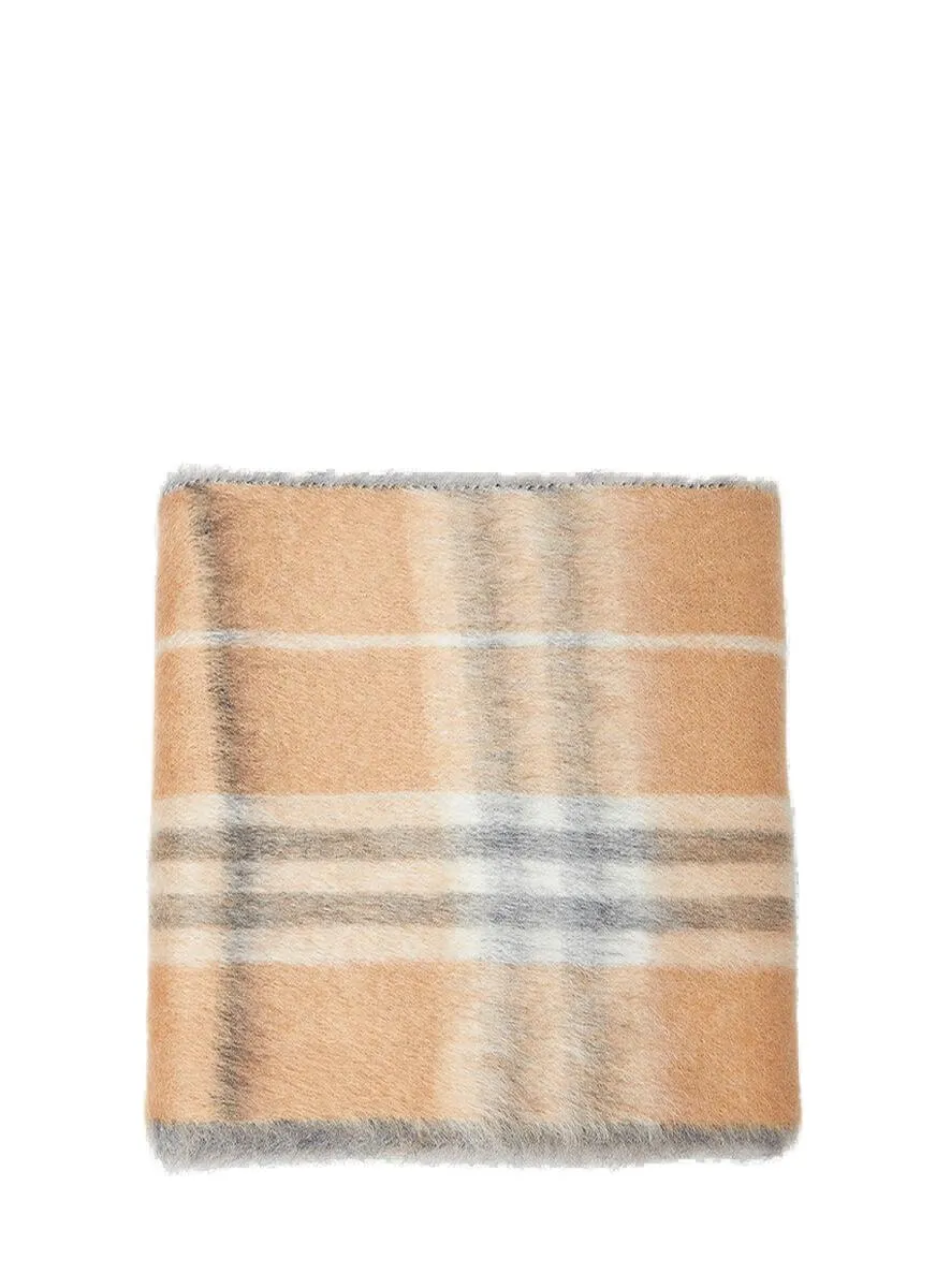 Burberry Double Sided Checked Scarf
