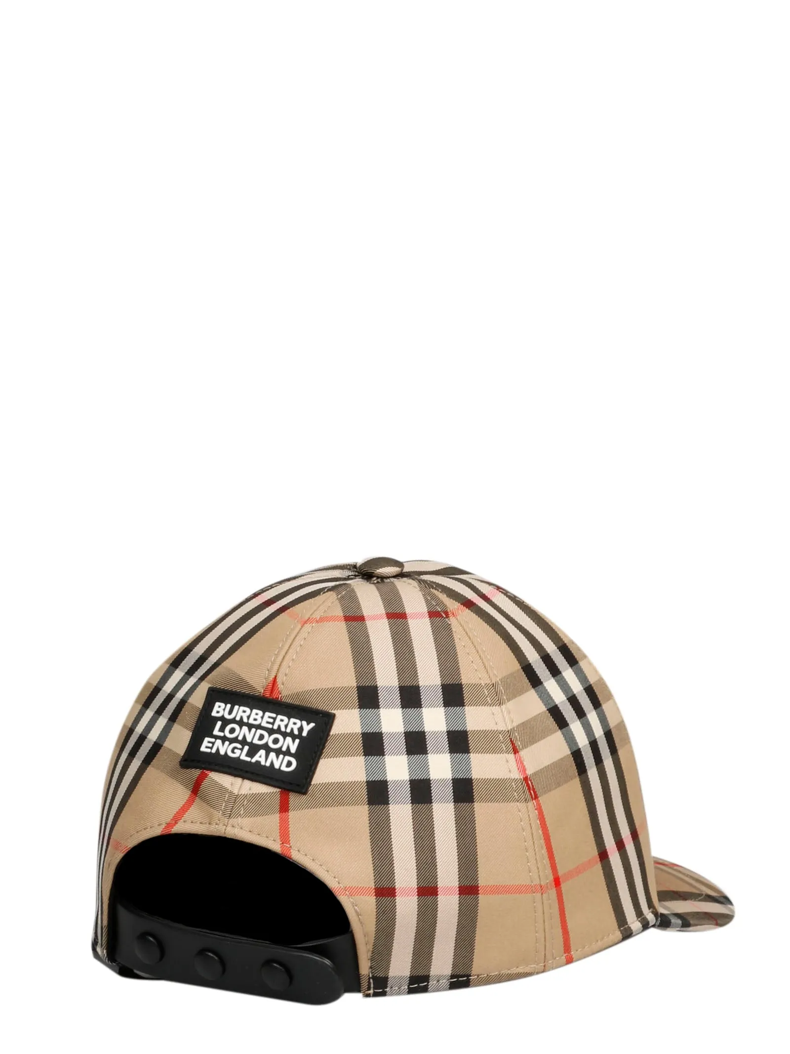 Burberry Logo Appliqu Vintage Check Baseball Cap
