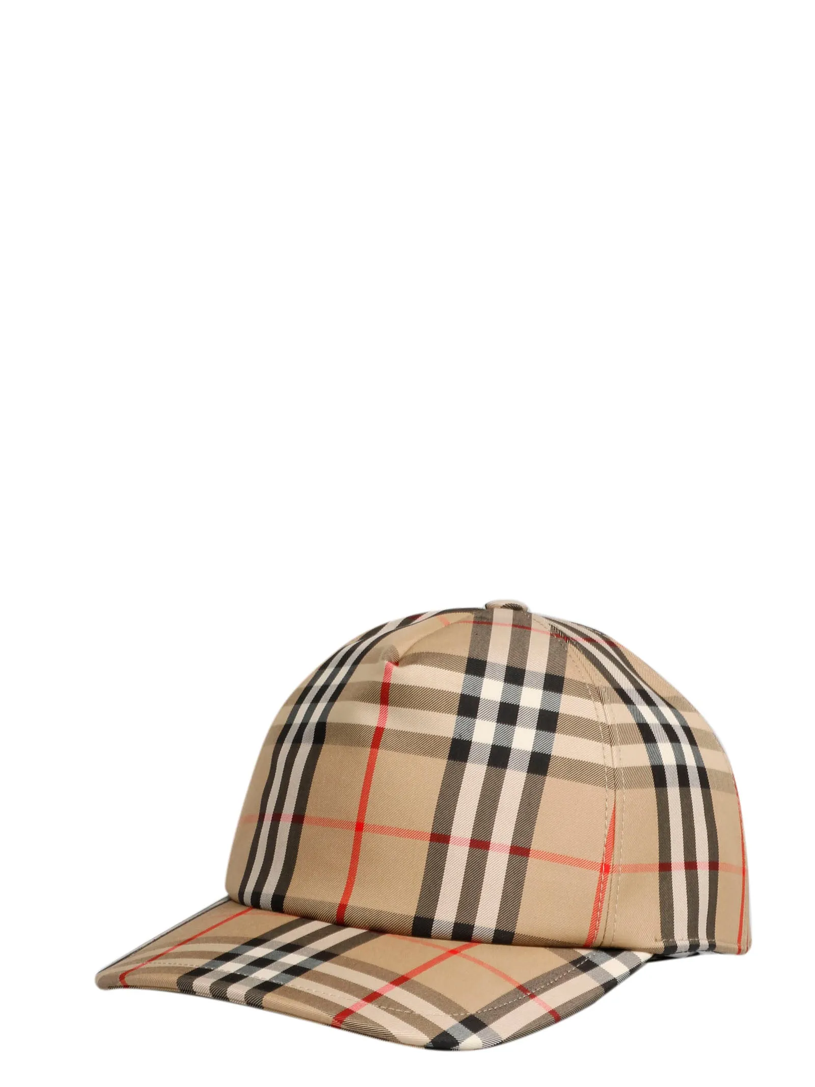 Burberry Logo Appliqu Vintage Check Baseball Cap
