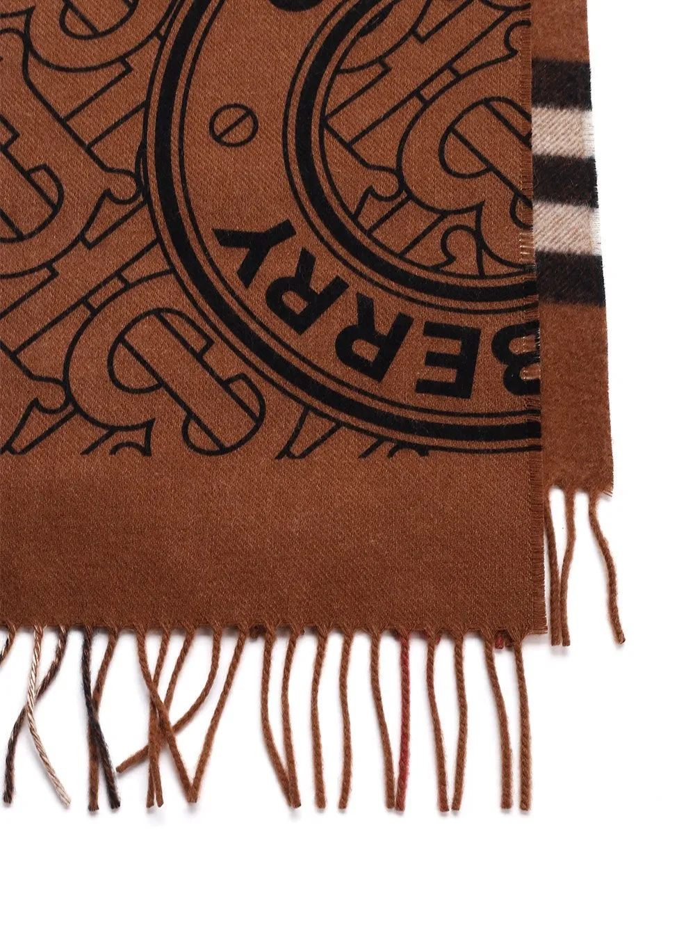 Burberry Reversible Check Monogram Scarf
