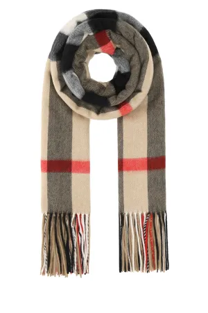 Burberry Vintage Check Fringed Scarf