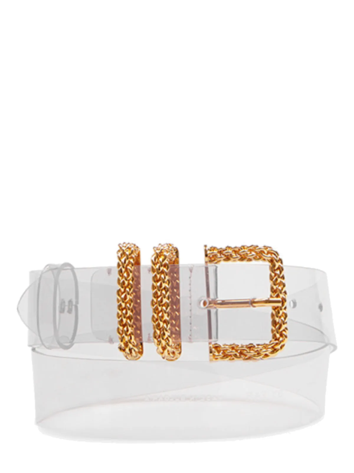 By Far Katina Embellished Buckle Belt
