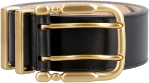 By Far Stud-Detailed Buckle Belt