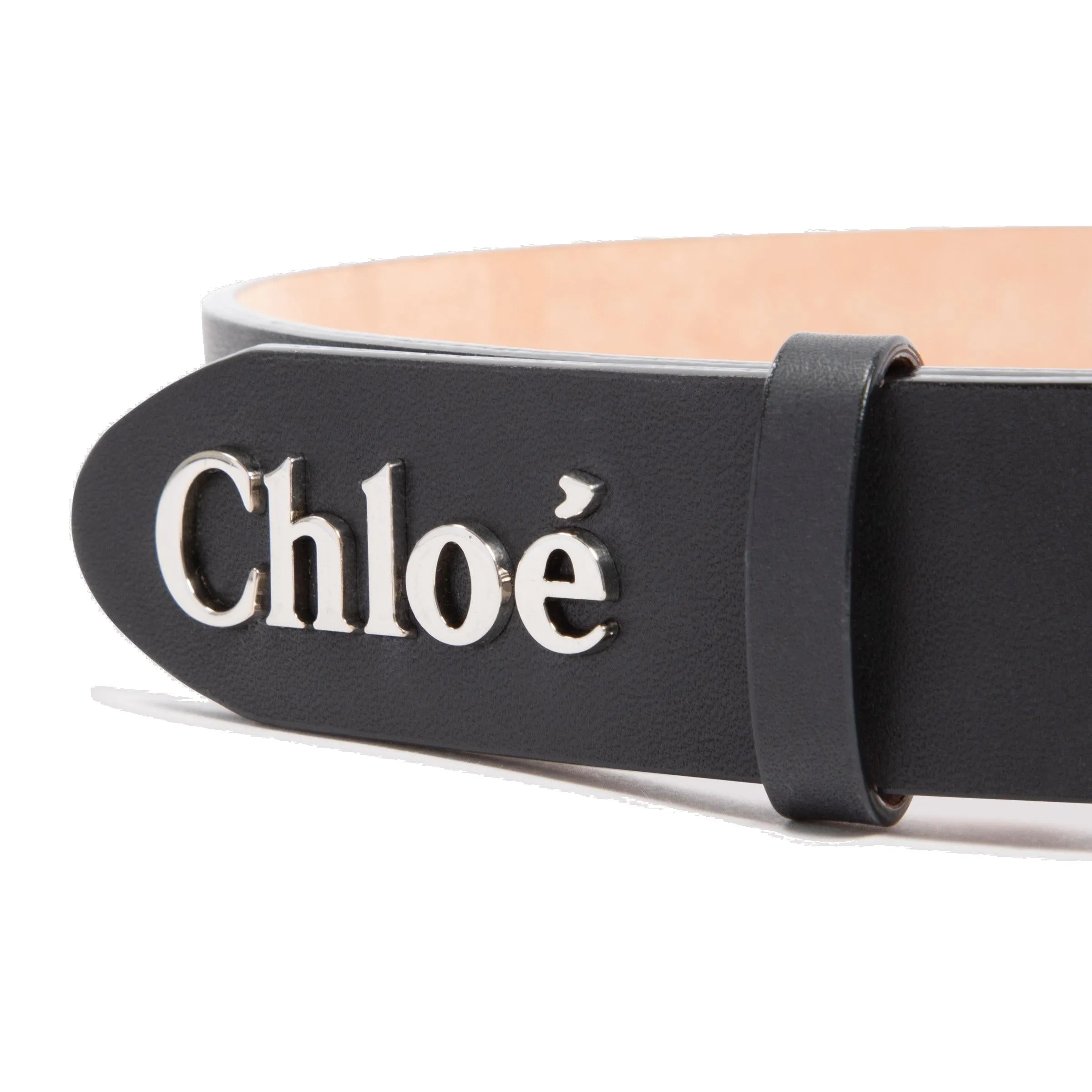 Chlo Logo Detailed Buckle Belt