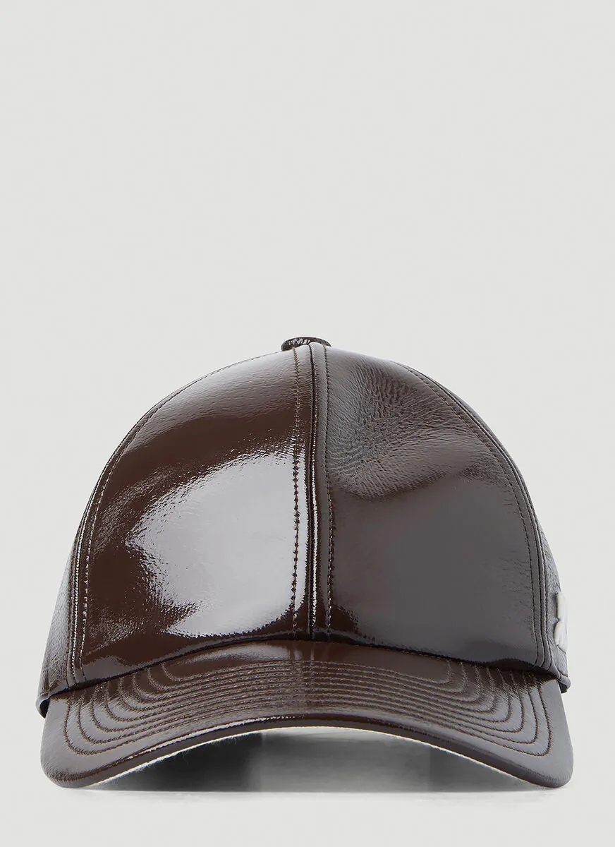 Courrges Logo Detailed Quilted Baseball Cap