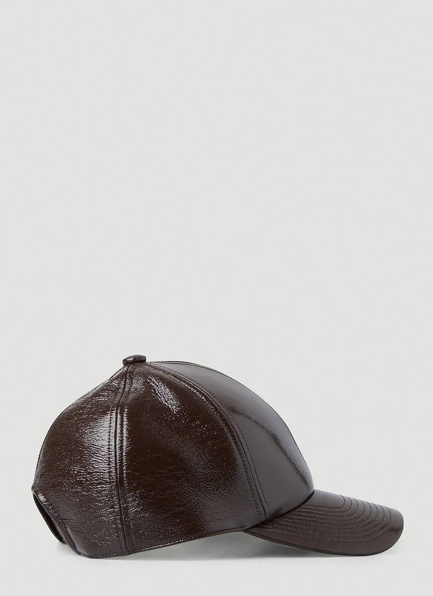 Courrges Logo Detailed Quilted Baseball Cap