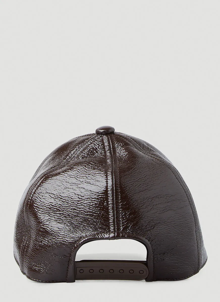 Courrges Logo Detailed Quilted Baseball Cap