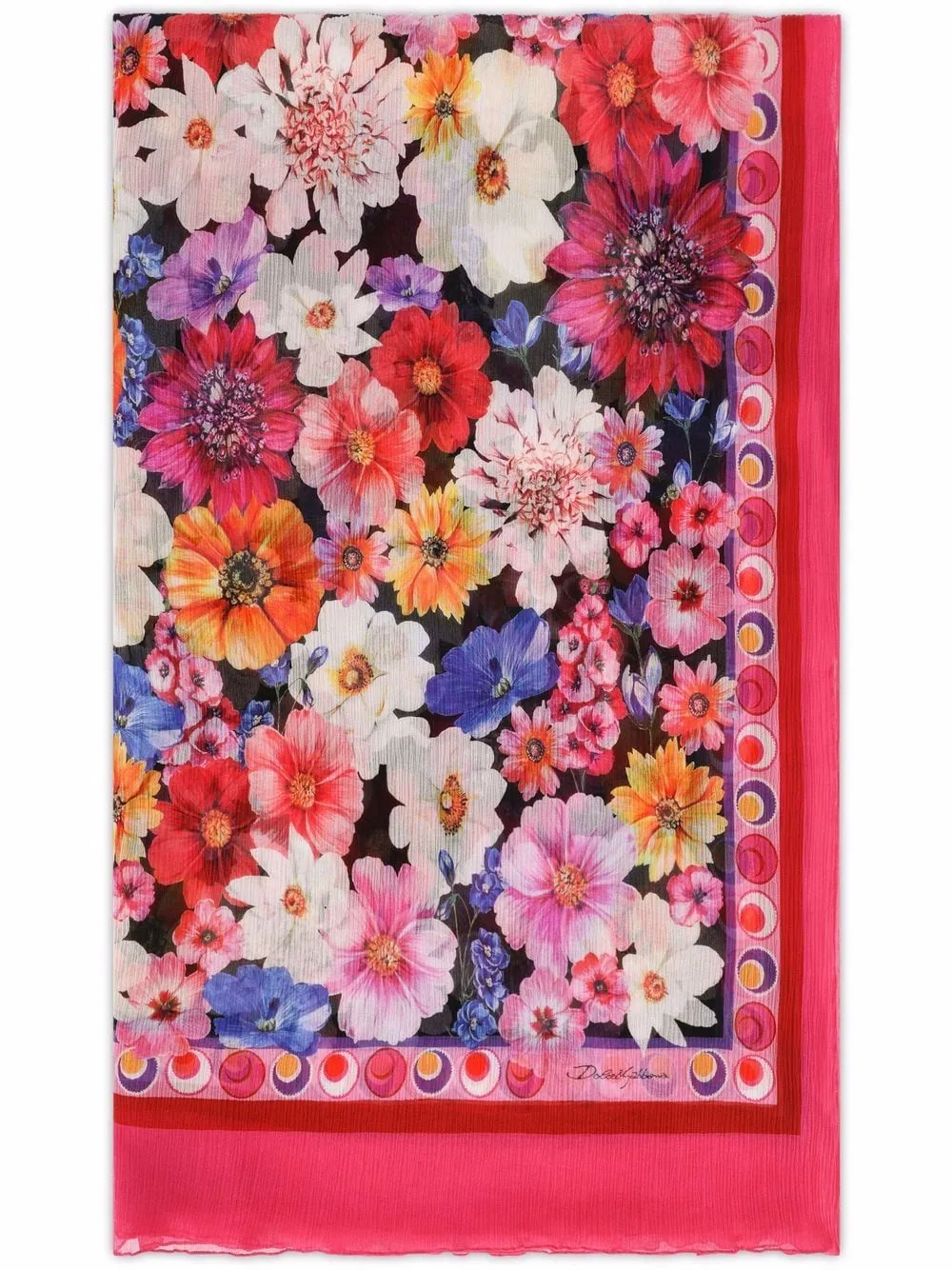 Dolce & Gabbana Floral Print Scarf