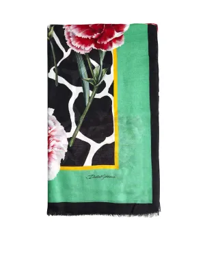 Dolce & Gabbana Floral Printed Scarf