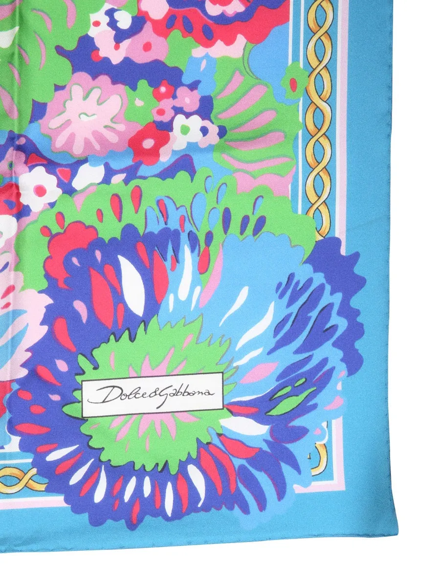 Dolce & Gabbana Graphic Printed Scarf