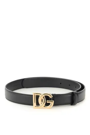Dolce & Gabbana Logo Buckle Belt