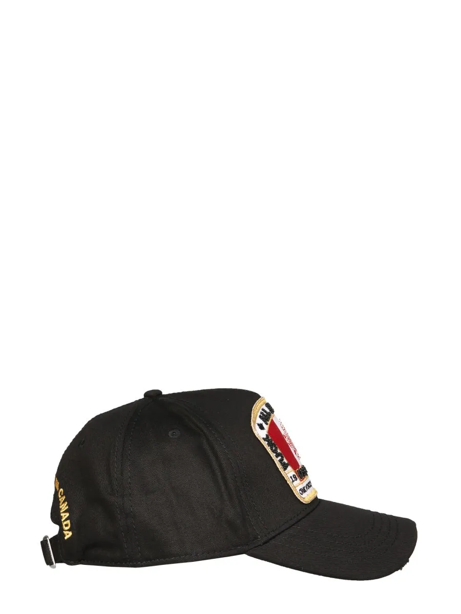 Dsquared2 Logo Patch Baseball Cap