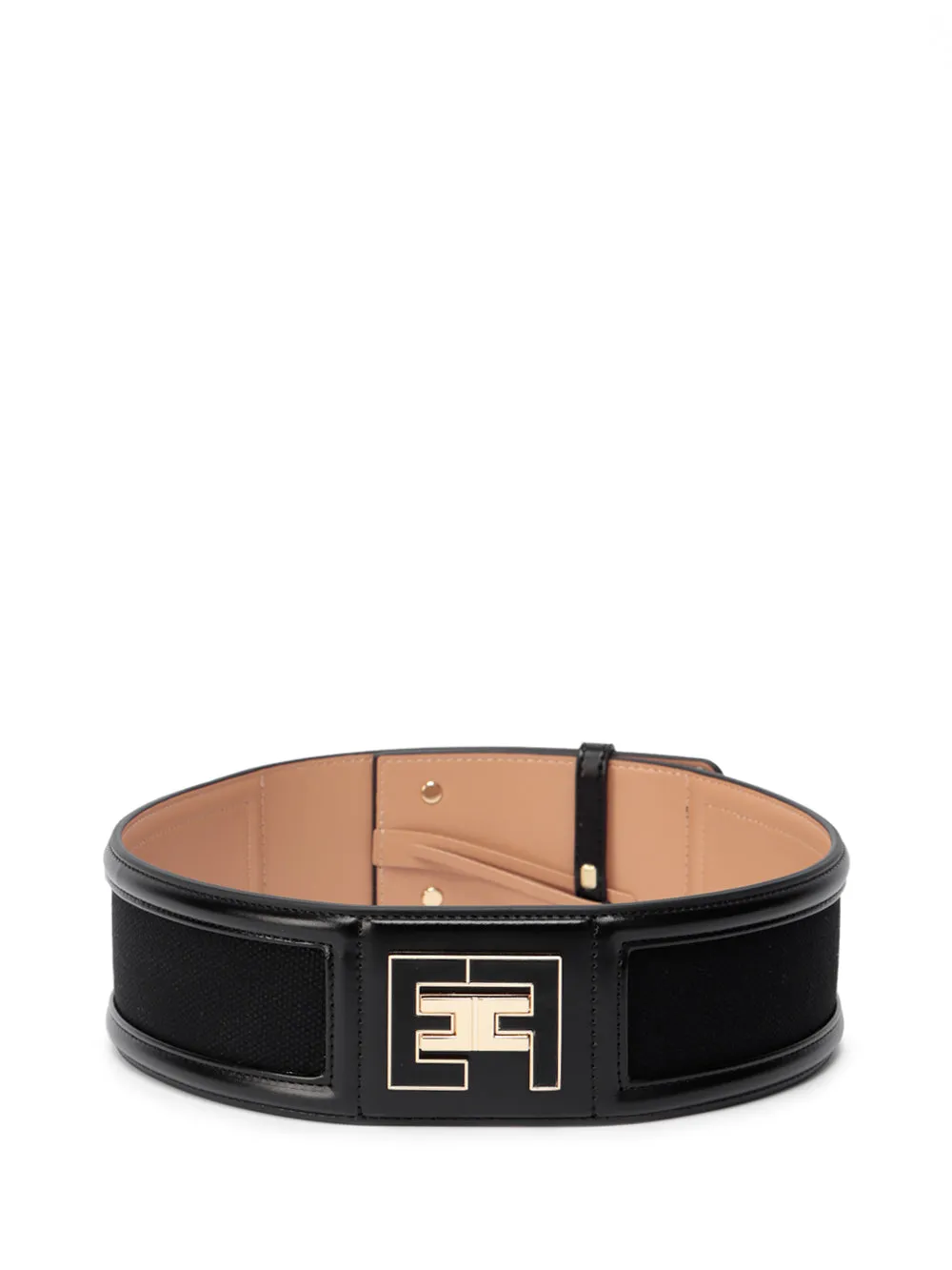 Elisabetta Franchi Logo Detailed Buckle Belt