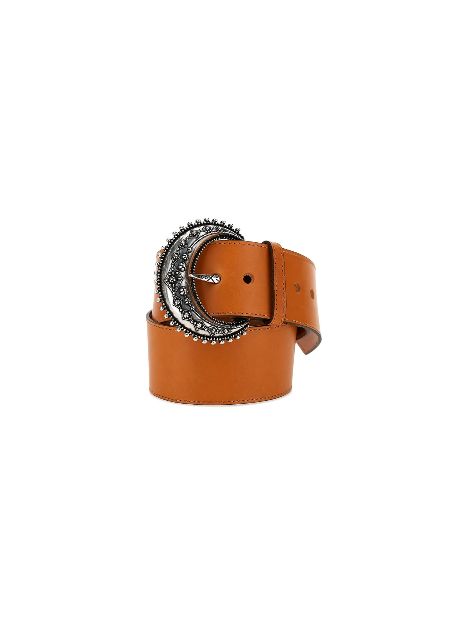 Etro Crescent Buckle Belt