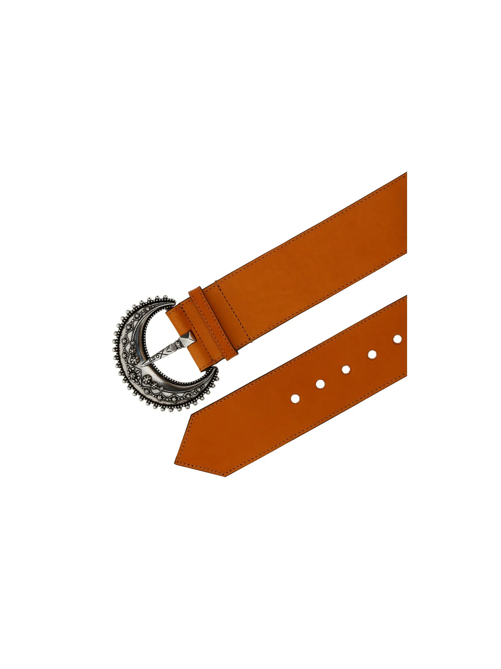 Etro Crescent Buckle Belt