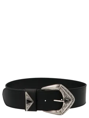 Etro Engraved Western Buckle Belt