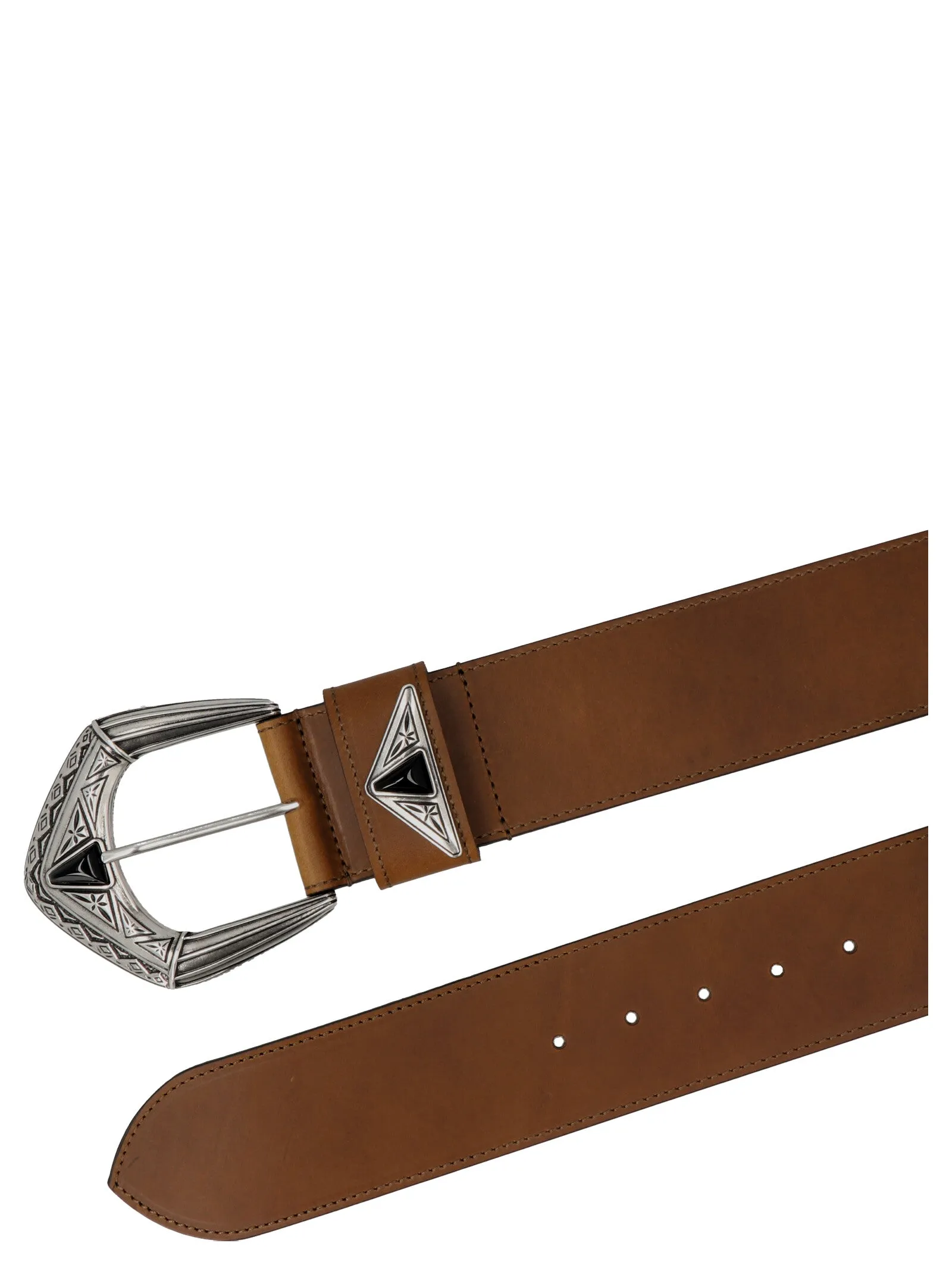 Etro Engraved Western Buckle Belt