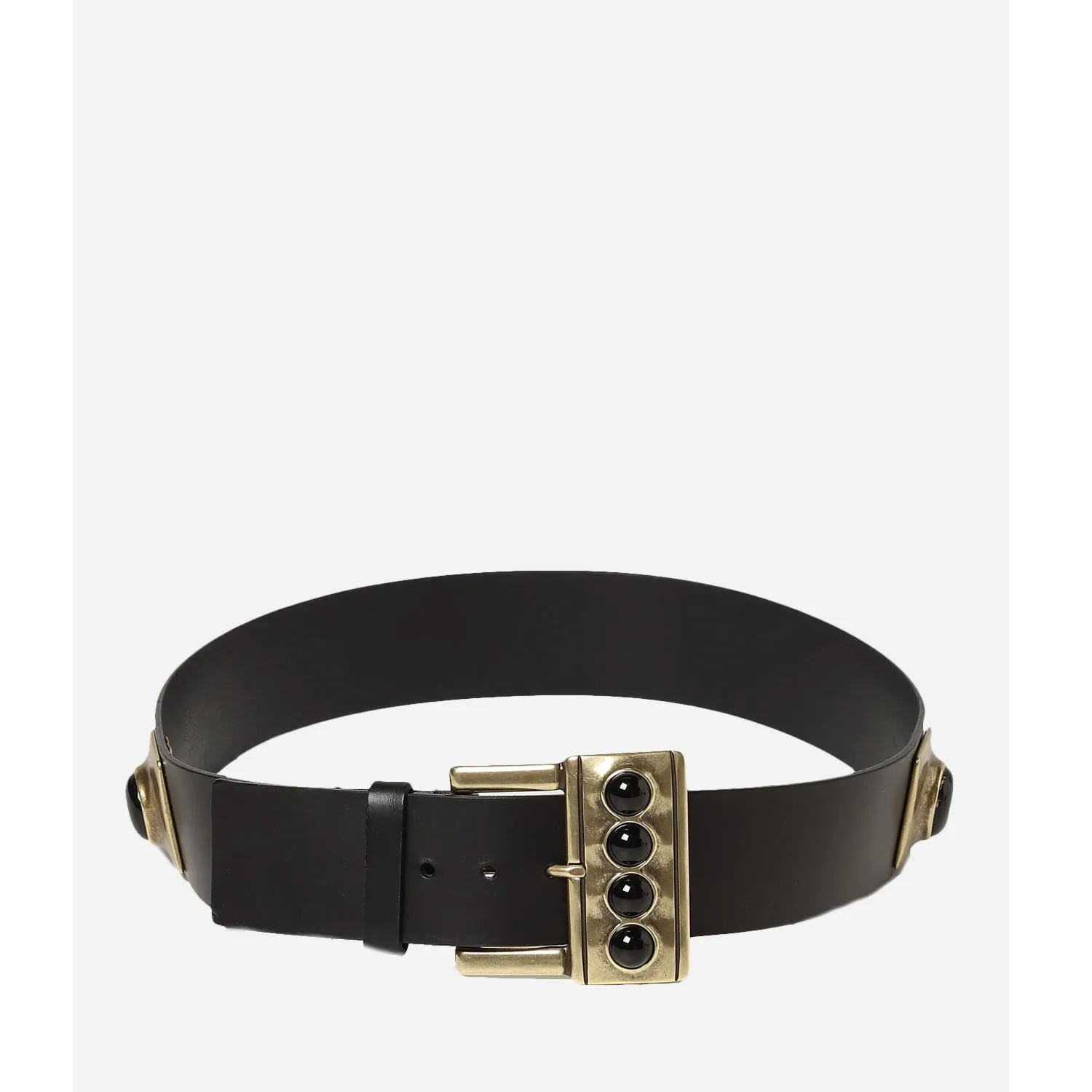 Etro Gemstone Embellished Buckle Belt