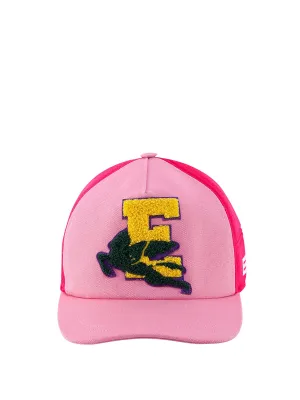 Etro Logo Flocked Baseball Cap