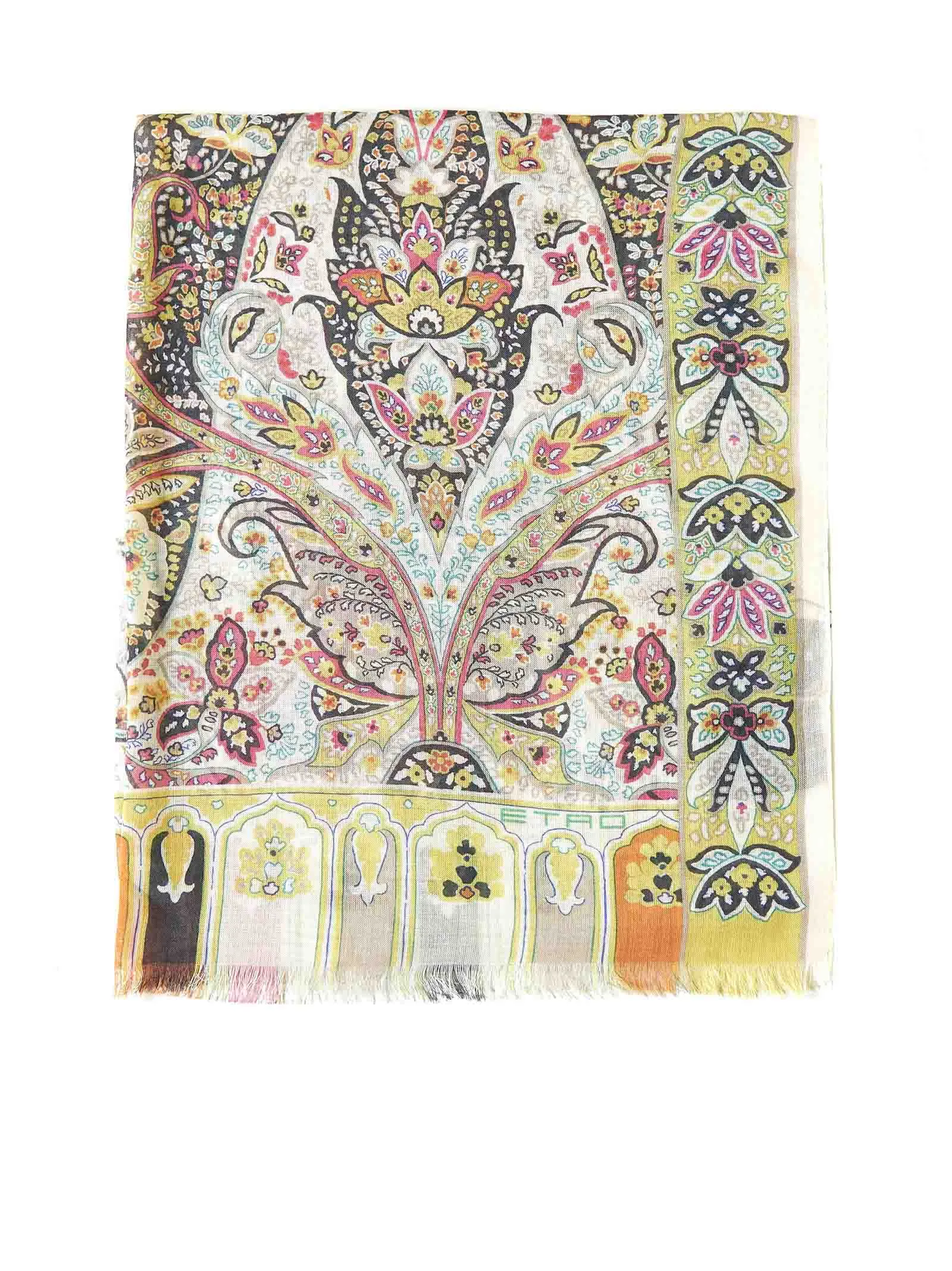 Etro Paisley Printed Scarf