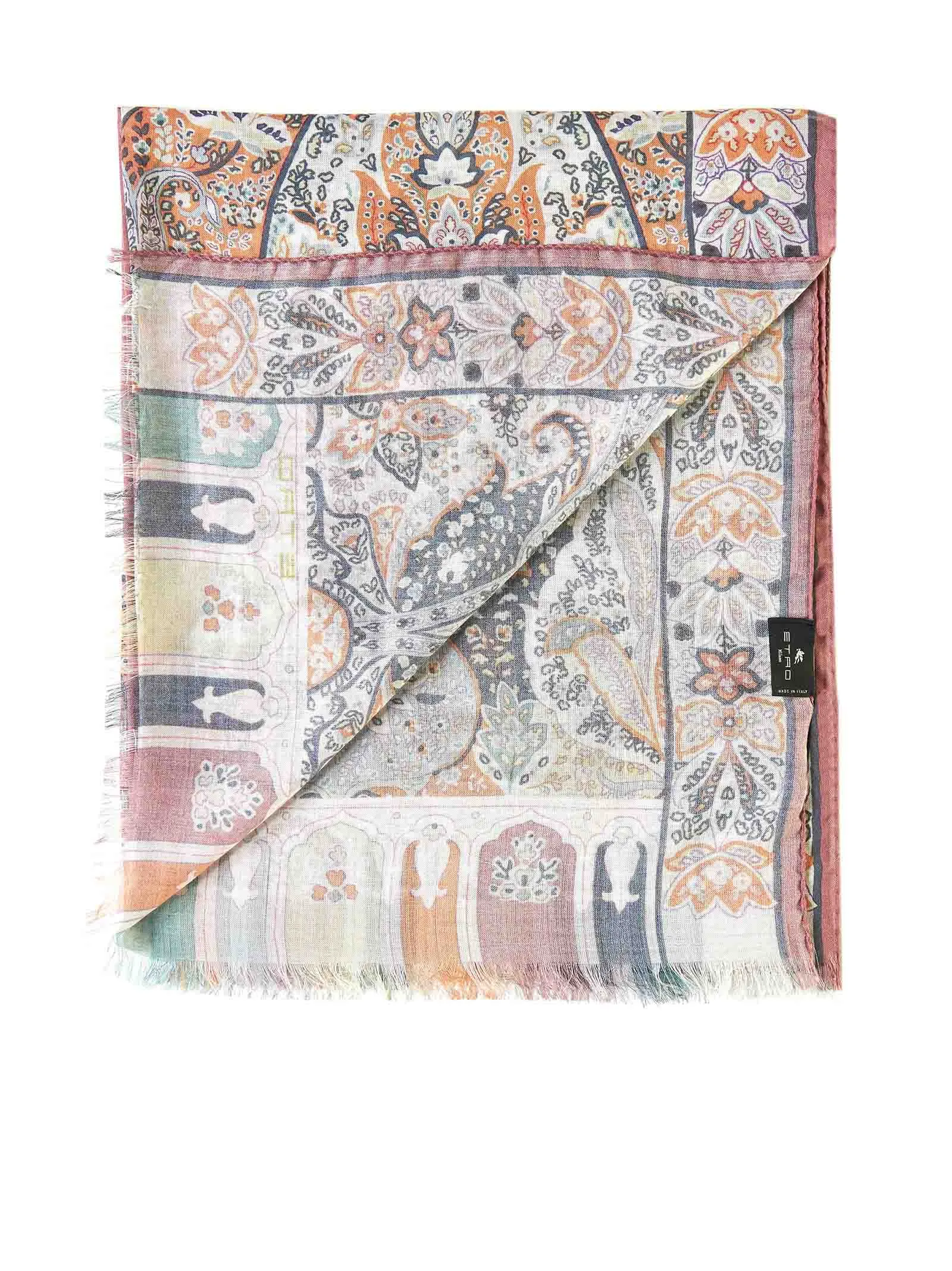 Etro Paisley Printed Scarf